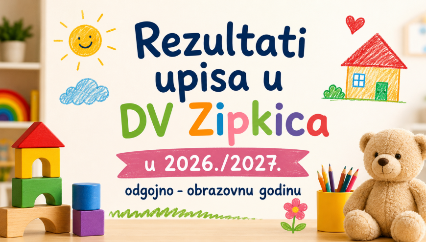 Rezultati natječaja za upis djece